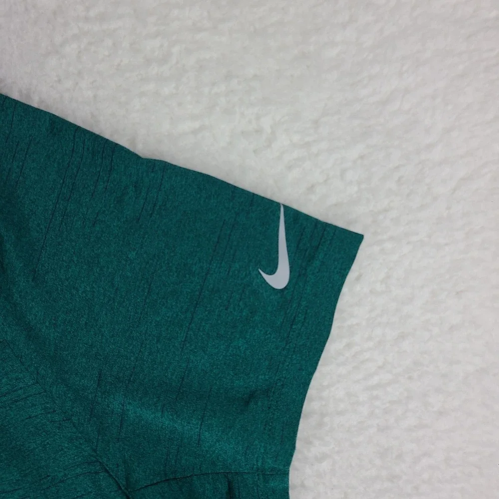Nike Golf Polo Shirt Mens XL Dark Green Dri Fit Performance Short Sleeve